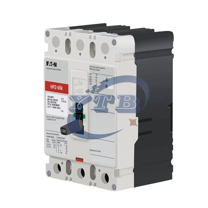 Eaton HFD3150L Series CF-قاب 3P 150A مدارشکن